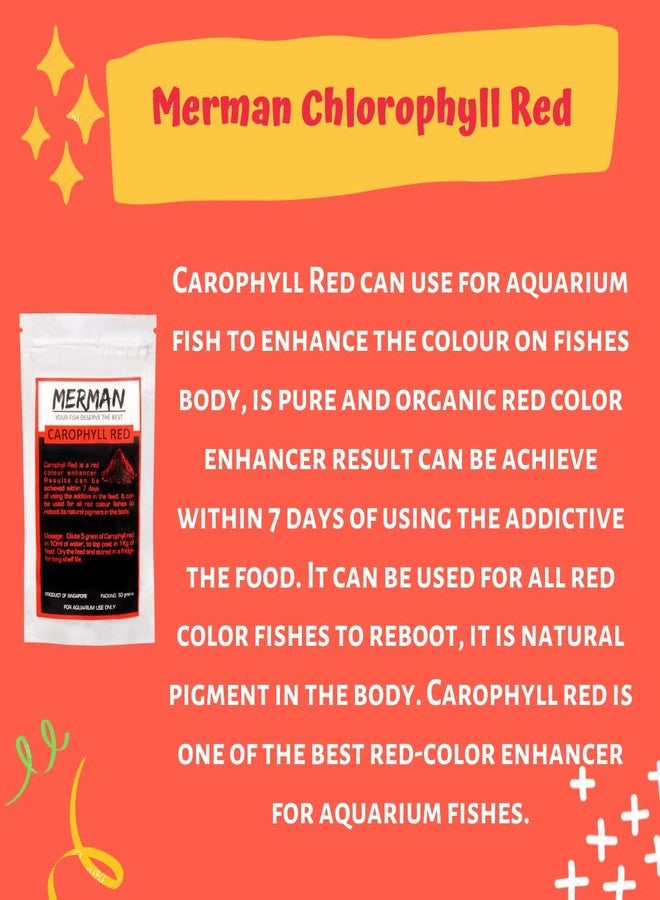 VAYINATO Merman Aquarium Fish Colour Enhancer Feed Additive Supplement 50g (Carophyll Red (for Red Colouration)) - Image 3